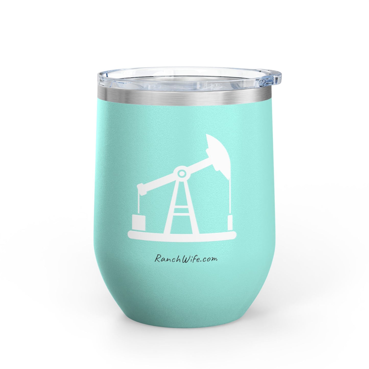 Ranch Wife Wine Tumbler, 12oz | Perfect Gift for Ranch Wives, Oilfield Workers, Country Living, Durable Drinkware