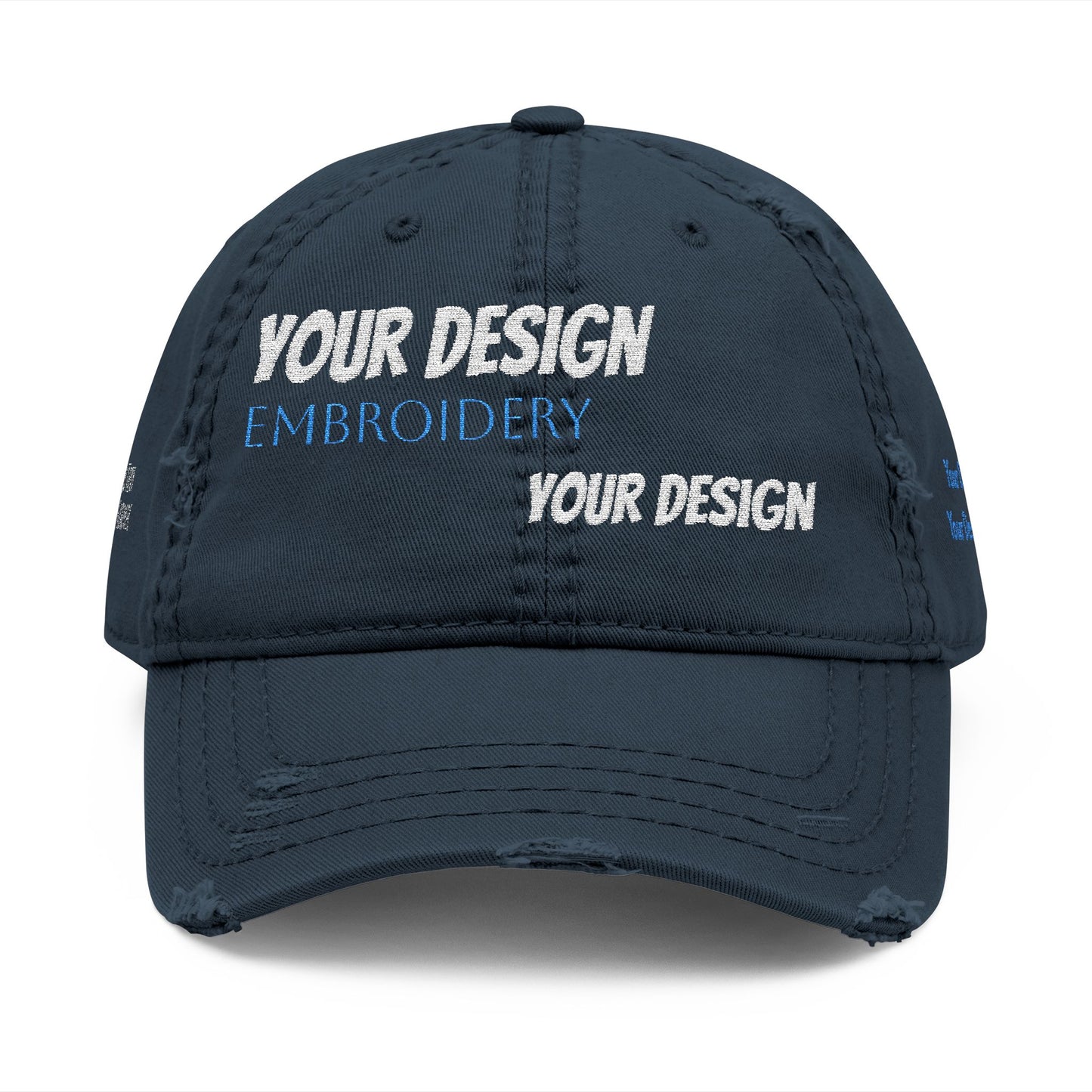 OTTO (r) Distressed Dad Hat - Custom Embroidered Cap, Personalization