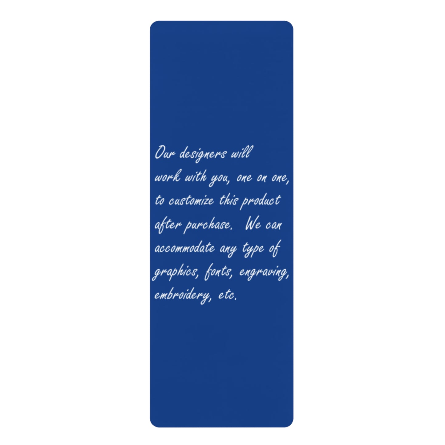 Premium Rubber Yoga Mat for Comfortable Practice, Non-Slip Exercise Mat for Home Workouts, Stylish Fitness Gear, Personalized Yoga Mat