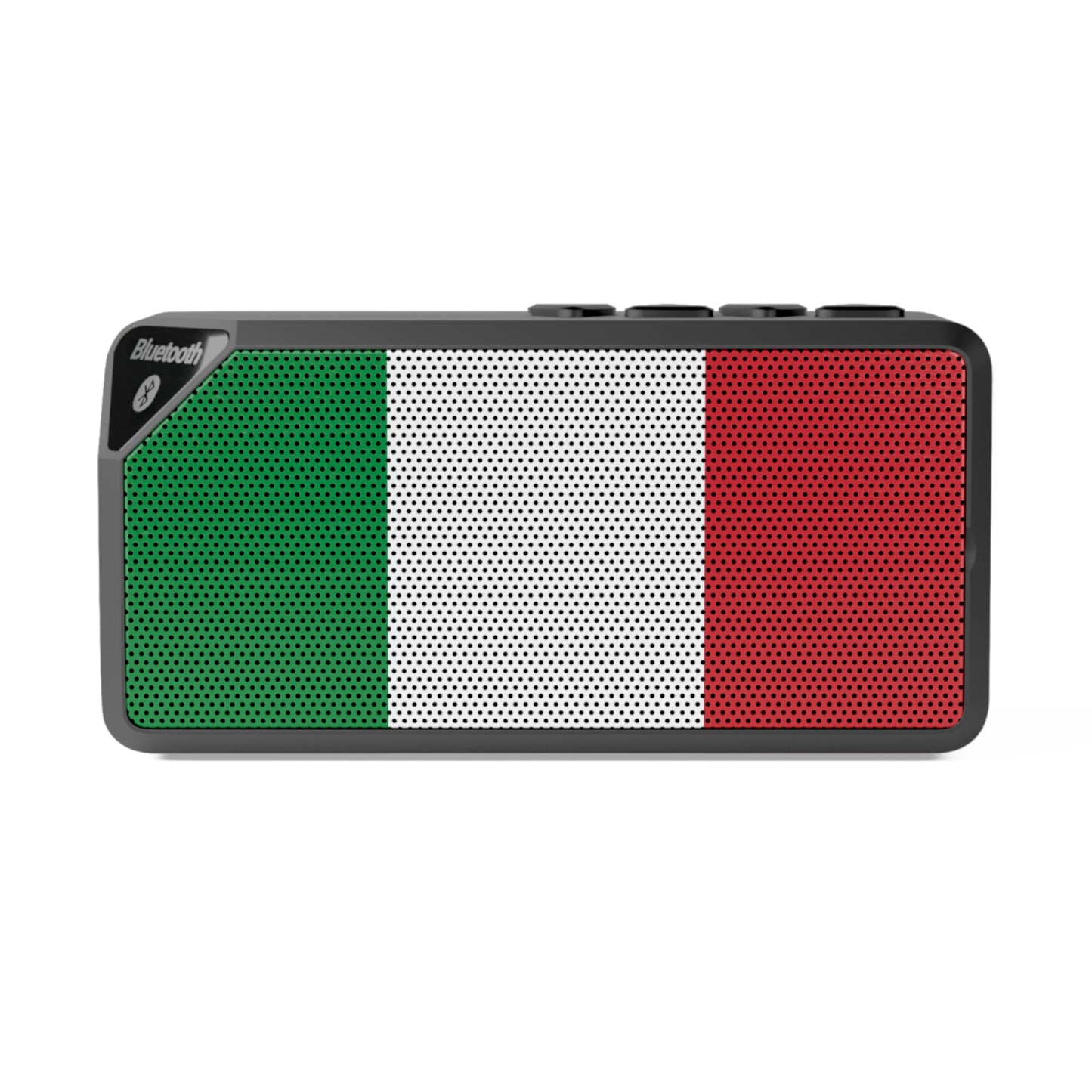 Italian Flag Bluetooth Speaker - perfect for tubing, boating, shower speaker, camping and more!