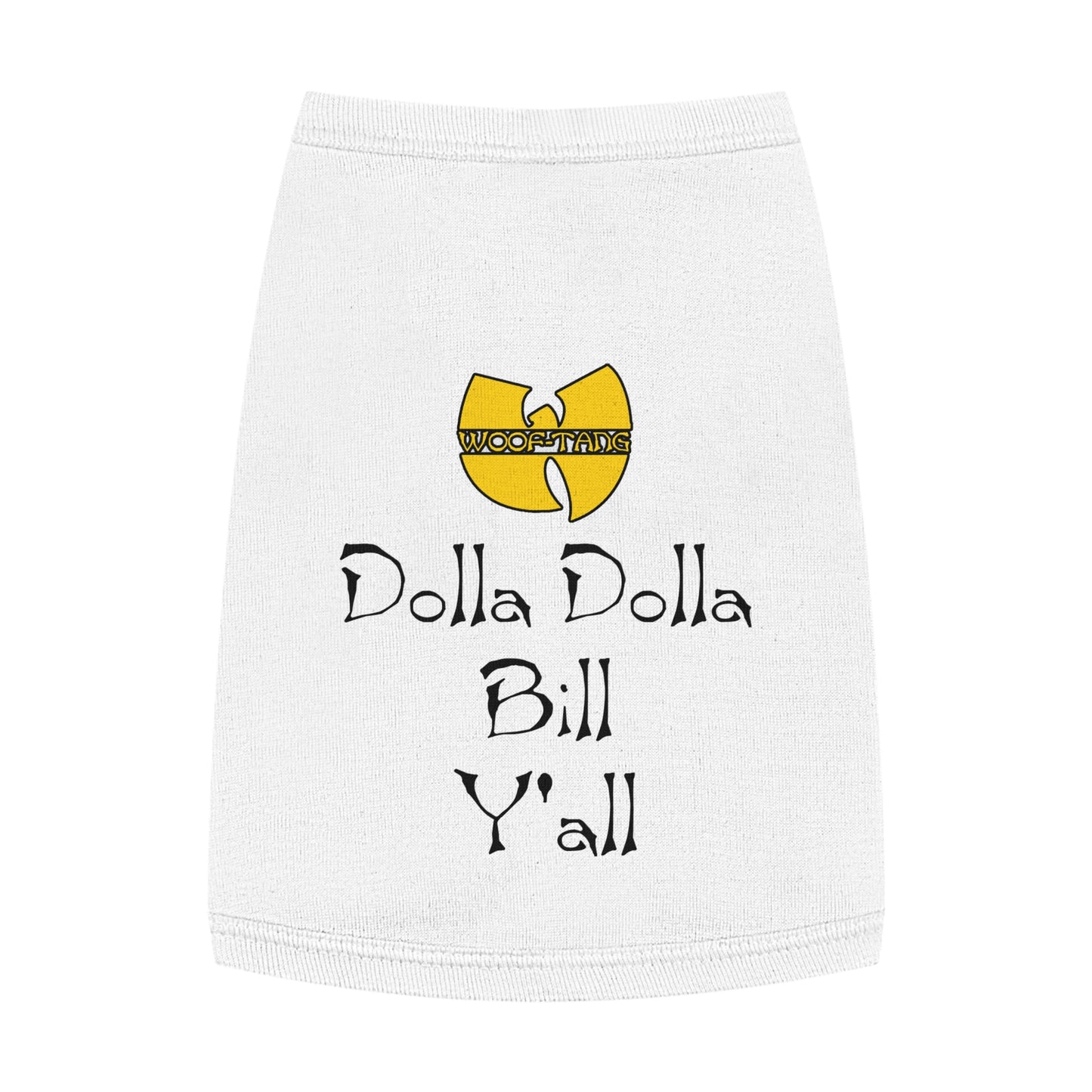 Wu-Tang Inspired Pet Tank Top, Funny Dog Apparel, Cute Canine Clothing, Pet Gift, Music Lover's Dog Shirt