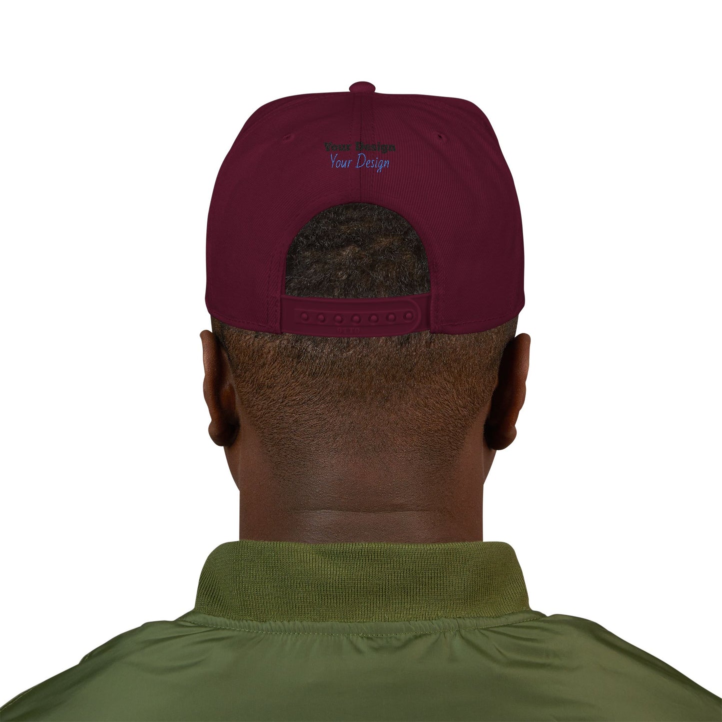 Custom Embroidered Snapback Cap, Trendy Hat, Personalized Gift, Streetwear Accessory, Unique Headwear, Gift for Him/Her OTTO Cap 125-978
