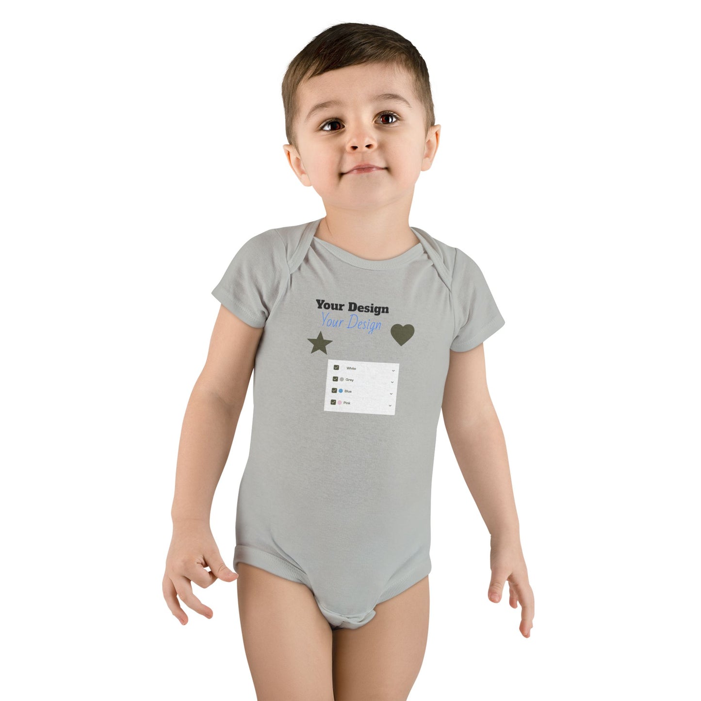 Customizable Baby Onesie, Baby Shower Gift, Newborn Outfit, Cute Baby Clothes, Family Reunion Apparel, 100% Cotton Bodysuit