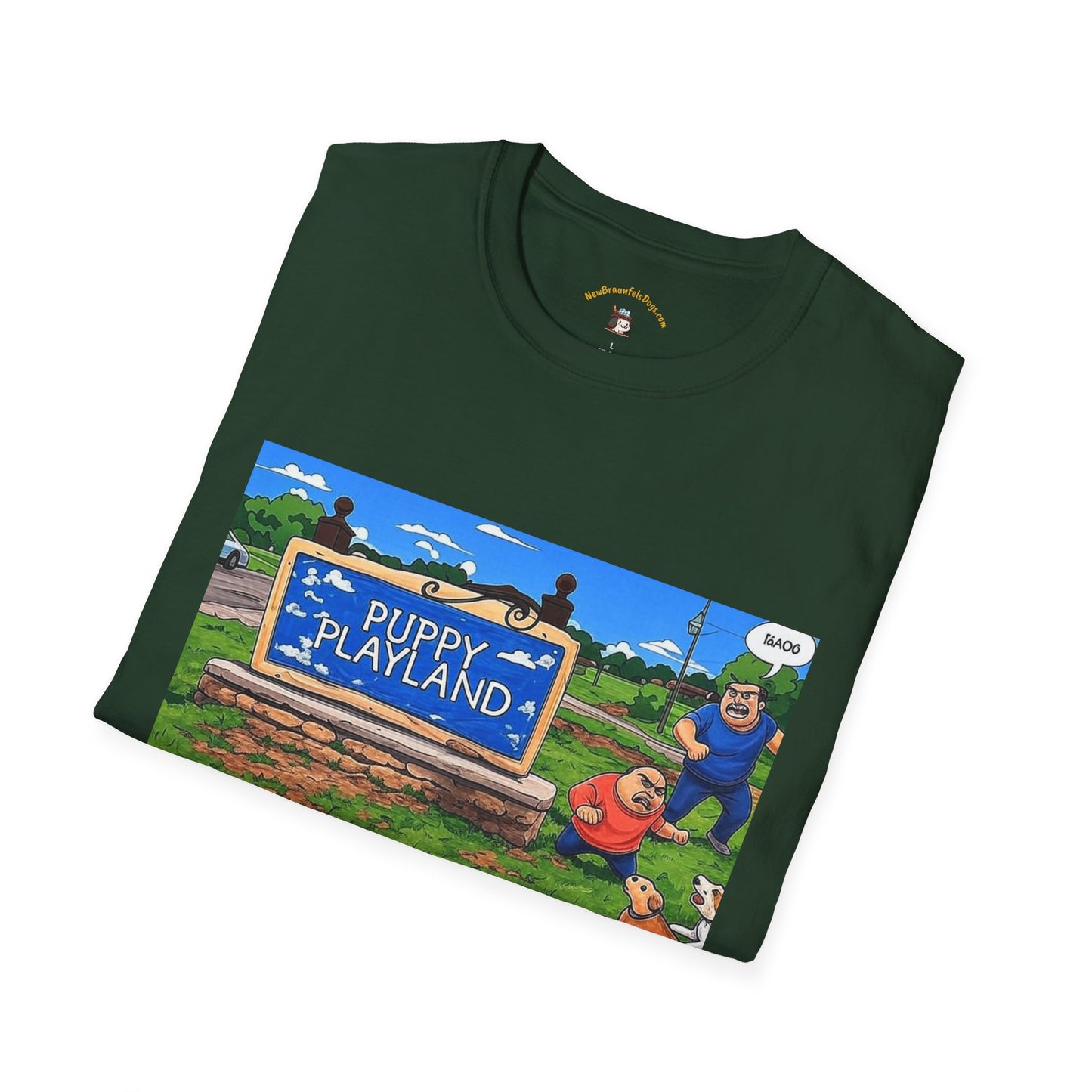 Puppy Playland T-Shirt | Unisex Dog Lover Tee, Cute Pet Apparel, Gifts for Dog Owners, Animal Lover Clothing, Fun Casual Wear