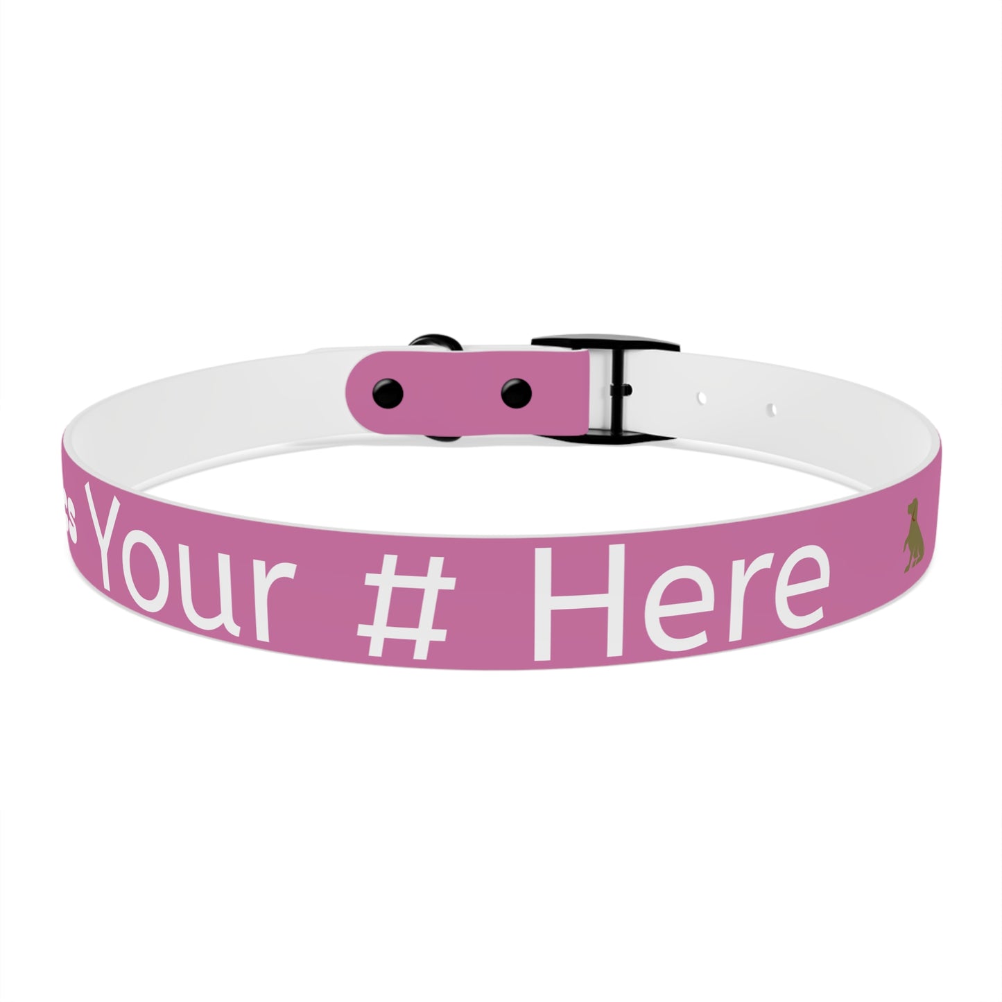 Chic Dog Collar for Stylish Pets, Customizable Pet Accessory, Gift for Dog Lovers, Durable Pink Collar, Fun Pet Fashion