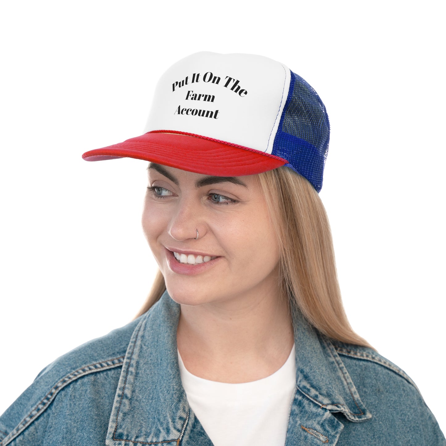 Farm Account Trucker Cap - Fun Farm Hat, Gifts for Farmers, Outdoor Adventures, Country Life, Farm-Themed Apparel