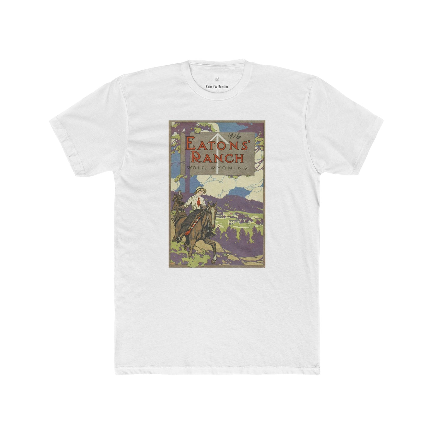 Eaton's Ranch Vintage Unisex Cotton Crew Tee, Texas Shirt, Gift for Texans, Graphic Tee, Casual Wear, Travel Souvenir, Retro Apparel