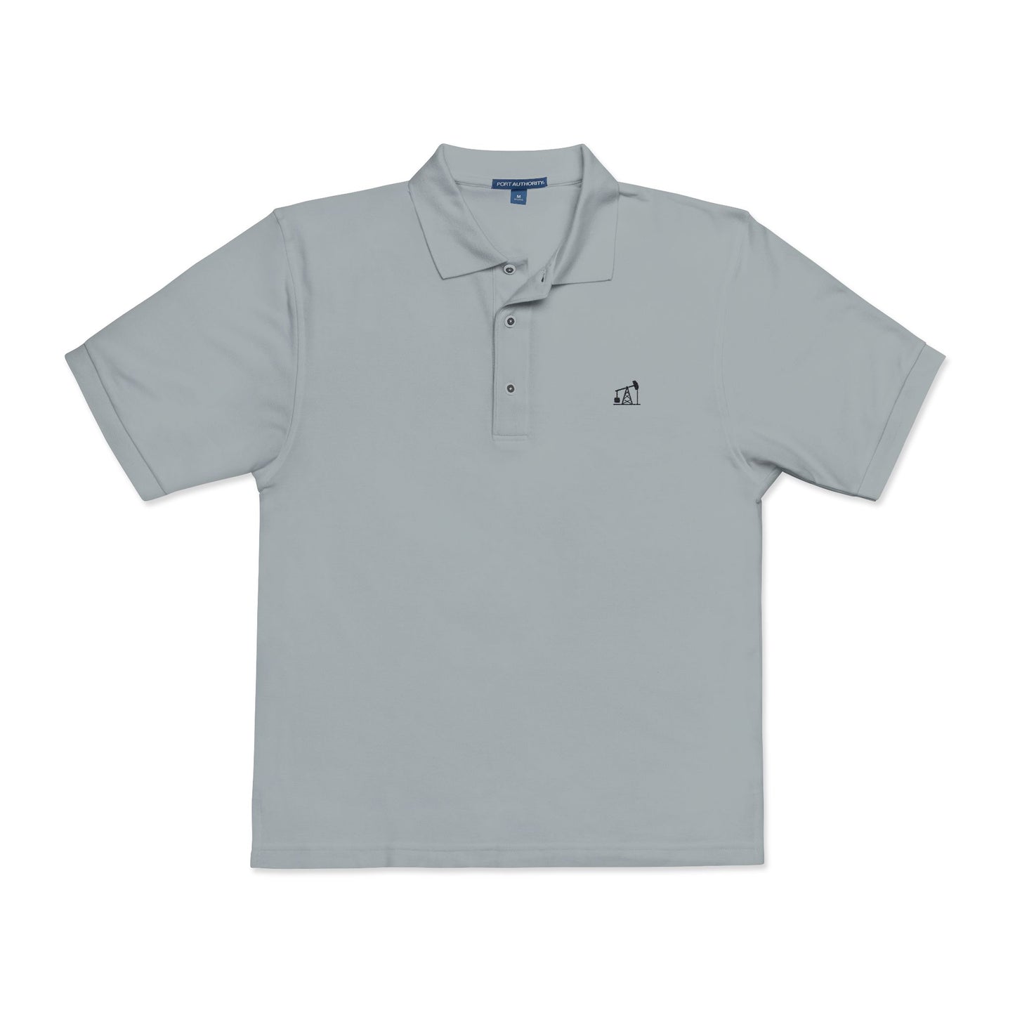 Stylish Unisex Embroidered Pump Jack Polo Shirt - Casual Wear, Everyday Style, Gift for Him/Her, Summer Outfits, Outdoor Events