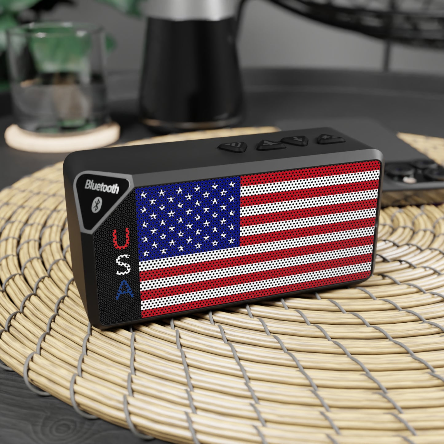 American Flag Bluetooth Speaker - perfect for tubing, boating, bathroom speakers, camping and more!