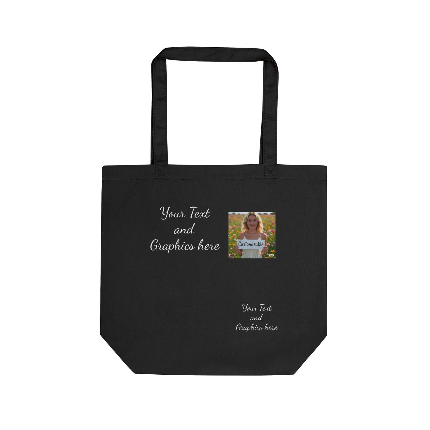 Personalized Eco Tote Bag - Customizable Bag for Gifts, Weddings, Gym Parties, Birthdays