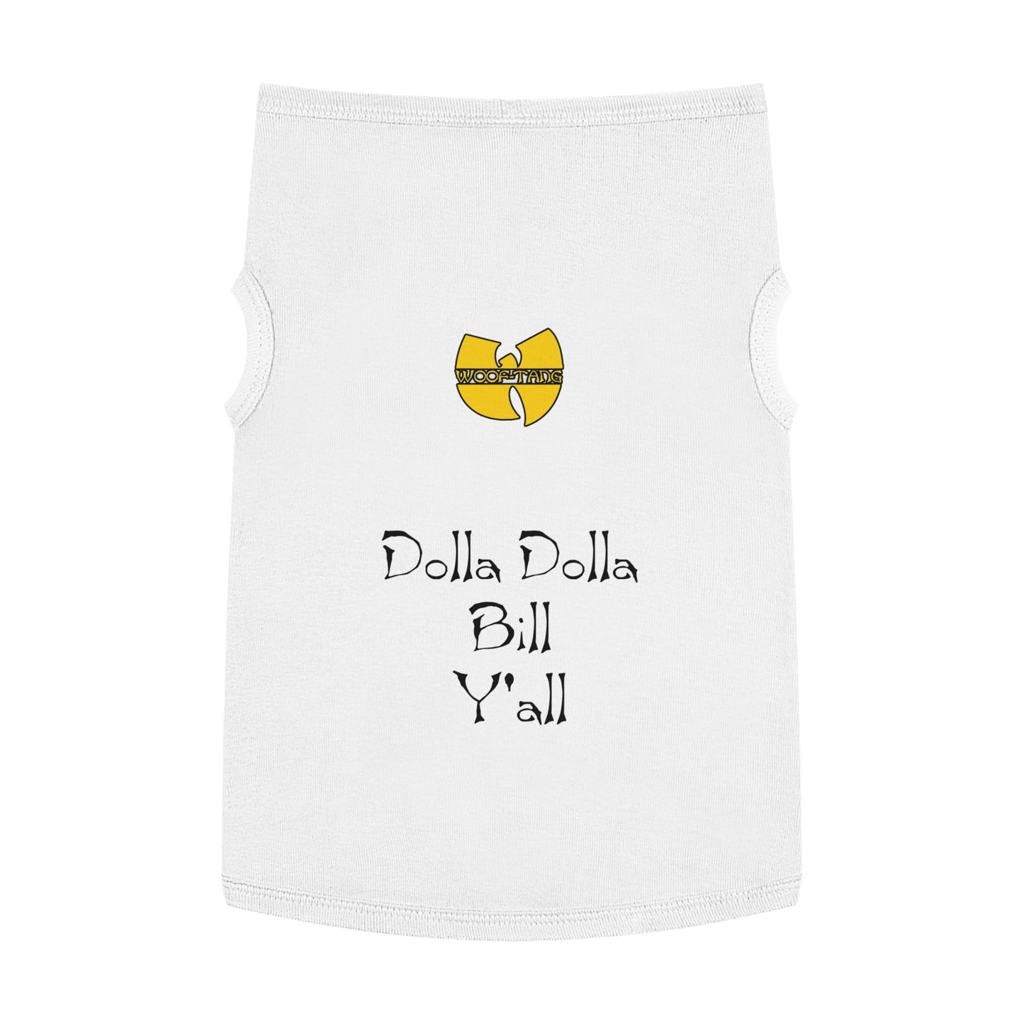 Wu-Tang Inspired Pet Tank Top, Funny Dog Apparel, Cute Canine Clothing, Pet Gift, Music Lover's Dog Shirt