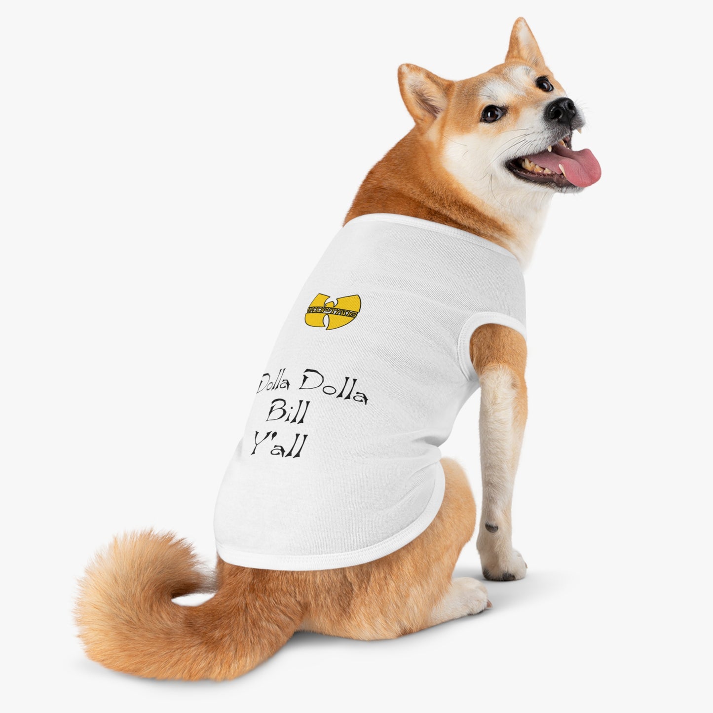 Wu-Tang Inspired Pet Tank Top, Funny Dog Apparel, Cute Canine Clothing, Pet Gift, Music Lover's Dog Shirt