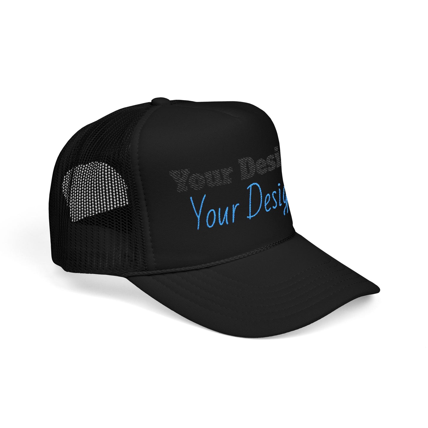 OTTO Cap · 39-165 Custom Embroidered Foam Trucker Hat - Personalized Gift, Summer Accessory, Outdoor Cap, Beachwear, Event Merch