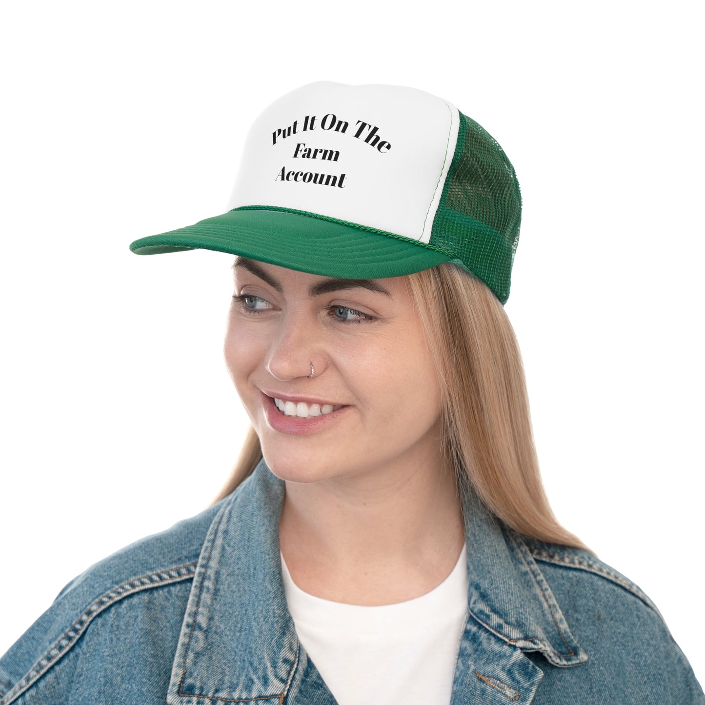 Farm Account Trucker Cap - Fun Farm Hat, Gifts for Farmers, Outdoor Adventures, Country Life, Farm-Themed Apparel