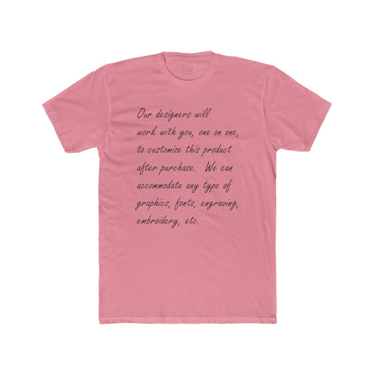 Customizable Unisex Crew Tee - Perfect Gift for Parties, Fun Events, Group Gatherings