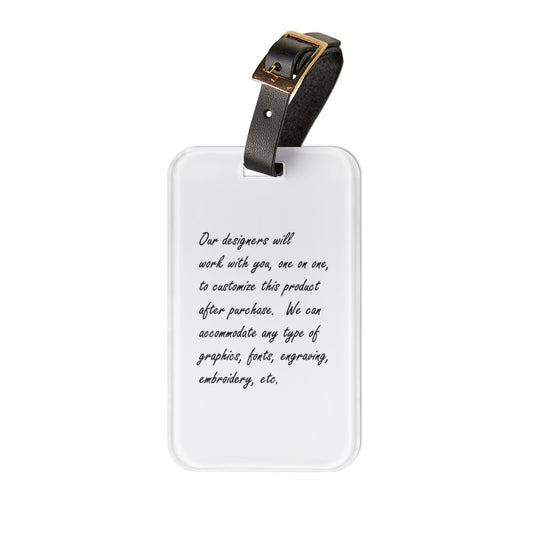 Personalized Luggage Tag with Custom Design, Travel Accessory, Gift for Travelers, Unique Baggage Identifier, Vacation Essentials, [...]