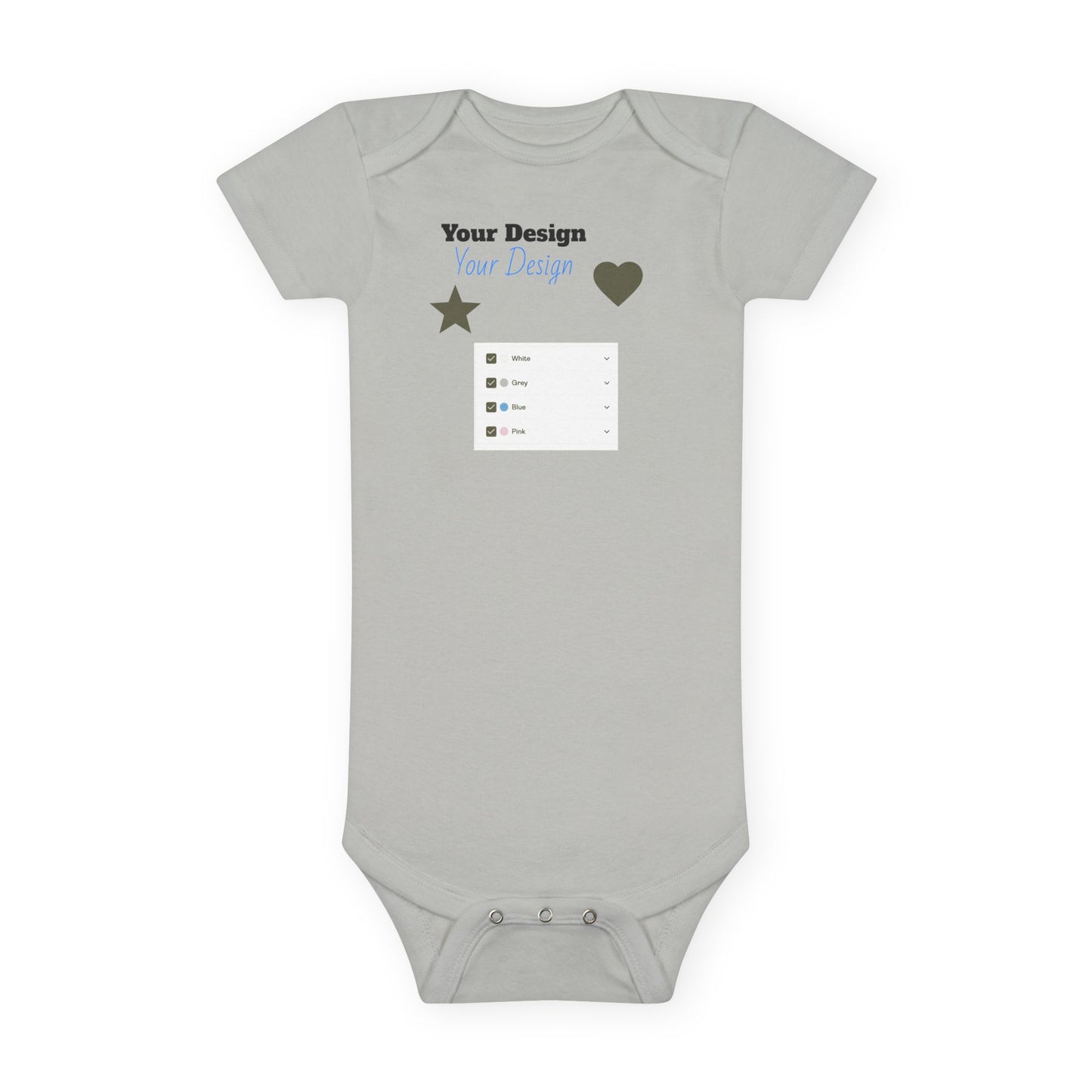 Customizable Baby Onesie, Baby Shower Gift, Newborn Outfit, Cute Baby Clothes, Family Reunion Apparel, 100% Cotton Bodysuit