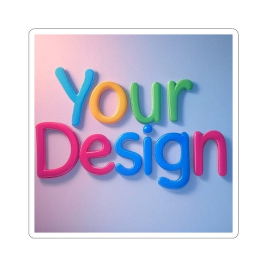 Customizable Kiss-Cut Stickers, Personalized Decals for Laptops, Journals, Water Bottles, Kids' Crafts, Unique Party Favors