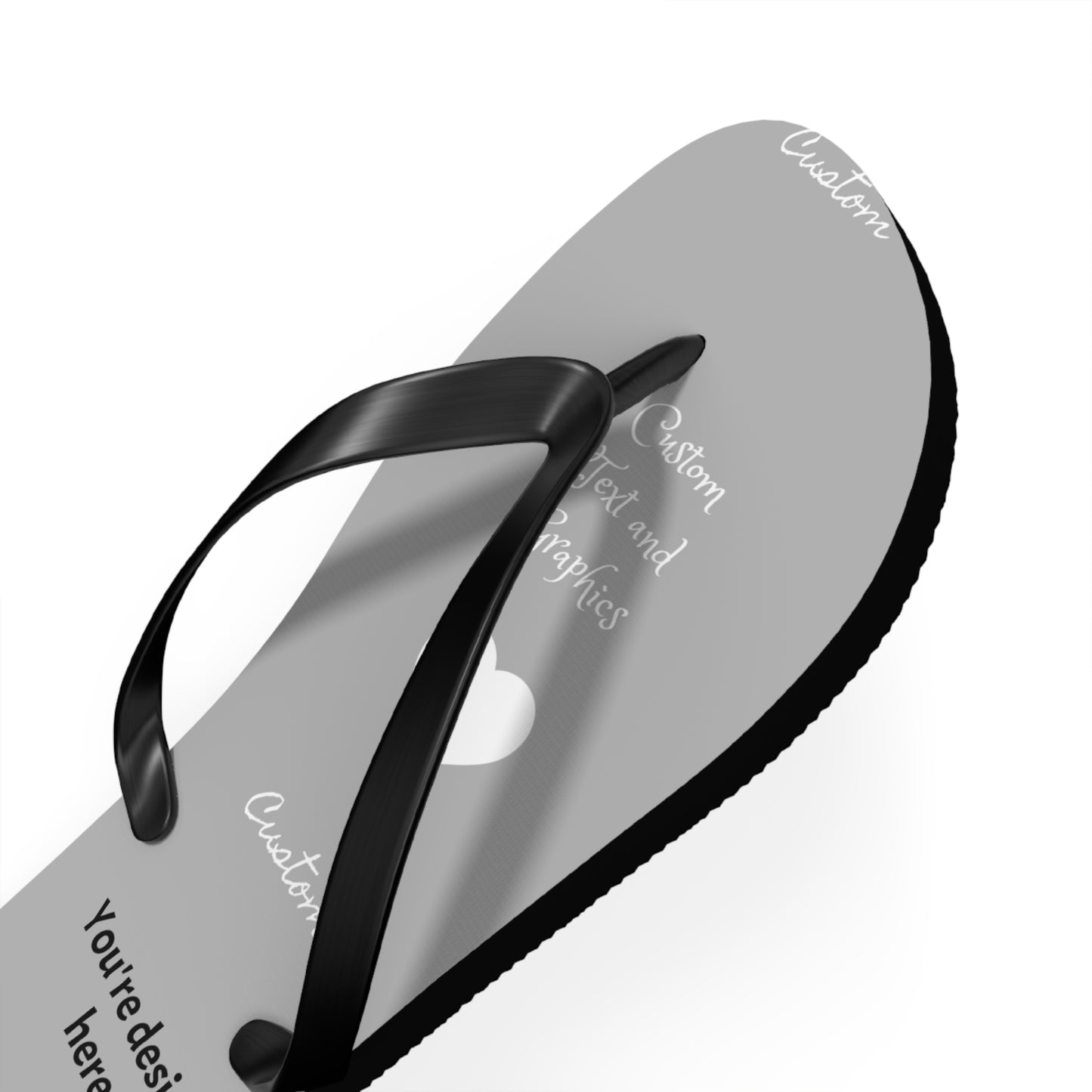Custom Flip Flops - perfect for your small business, public/shared showers (avoid athlete's foot!)