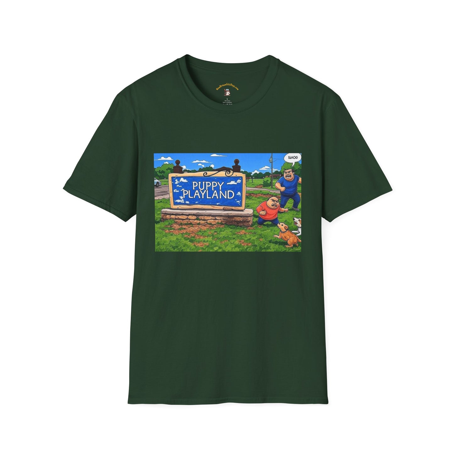 Puppy Playland T-Shirt | Unisex Dog Lover Tee, Cute Pet Apparel, Gifts for Dog Owners, Animal Lover Clothing, Fun Casual Wear