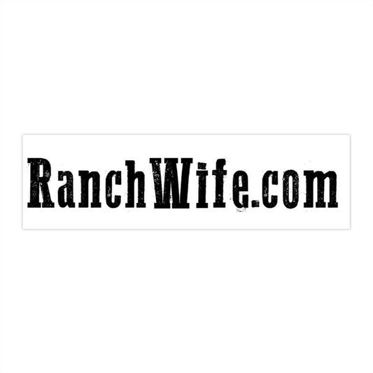 Ranch Wife Bumper Stickers, Funny Car Decals for Ranch Lovers, Farm Life Accessories, Gift for Farmers, Unique Vehicle Stickers