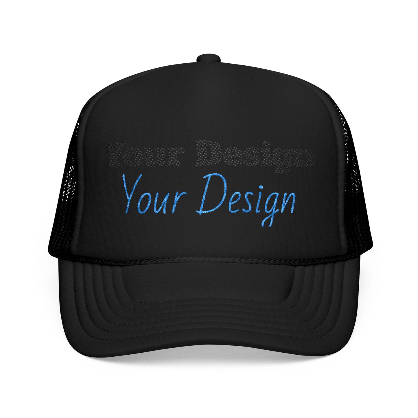 OTTO Cap · 39-165 Custom Embroidered Foam Trucker Hat - Personalized Gift, Summer Accessory, Outdoor Cap, Beachwear, Event Merch