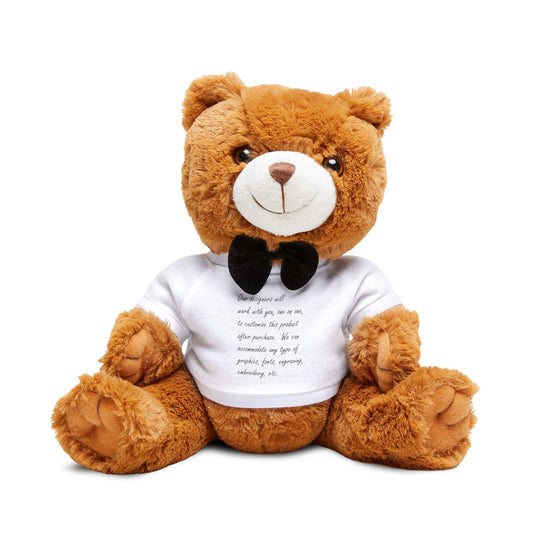 Teddy Bear Gift, Personalized Plush Toy, Cute Present, Soft Cuddle Companion, Sweet Keepsake for All Occasions