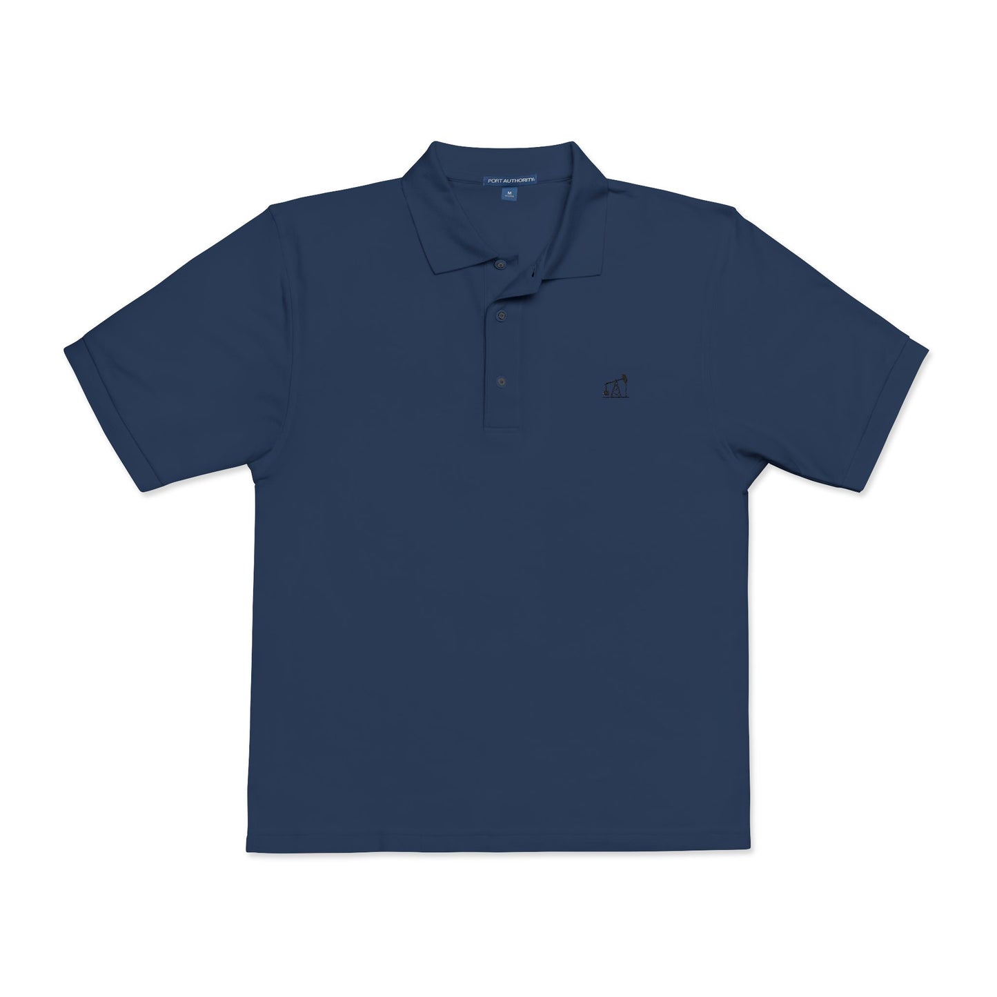 Stylish Unisex Embroidered Pump Jack Polo Shirt - Casual Wear, Everyday Style, Gift for Him/Her, Summer Outfits, Outdoor Events