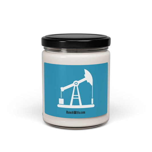 Pump Jack Scented Soy Candle | Home Decor, Farmhouse Candle, Gift for Ranch Lovers, Texas Decor, Cozy Candle