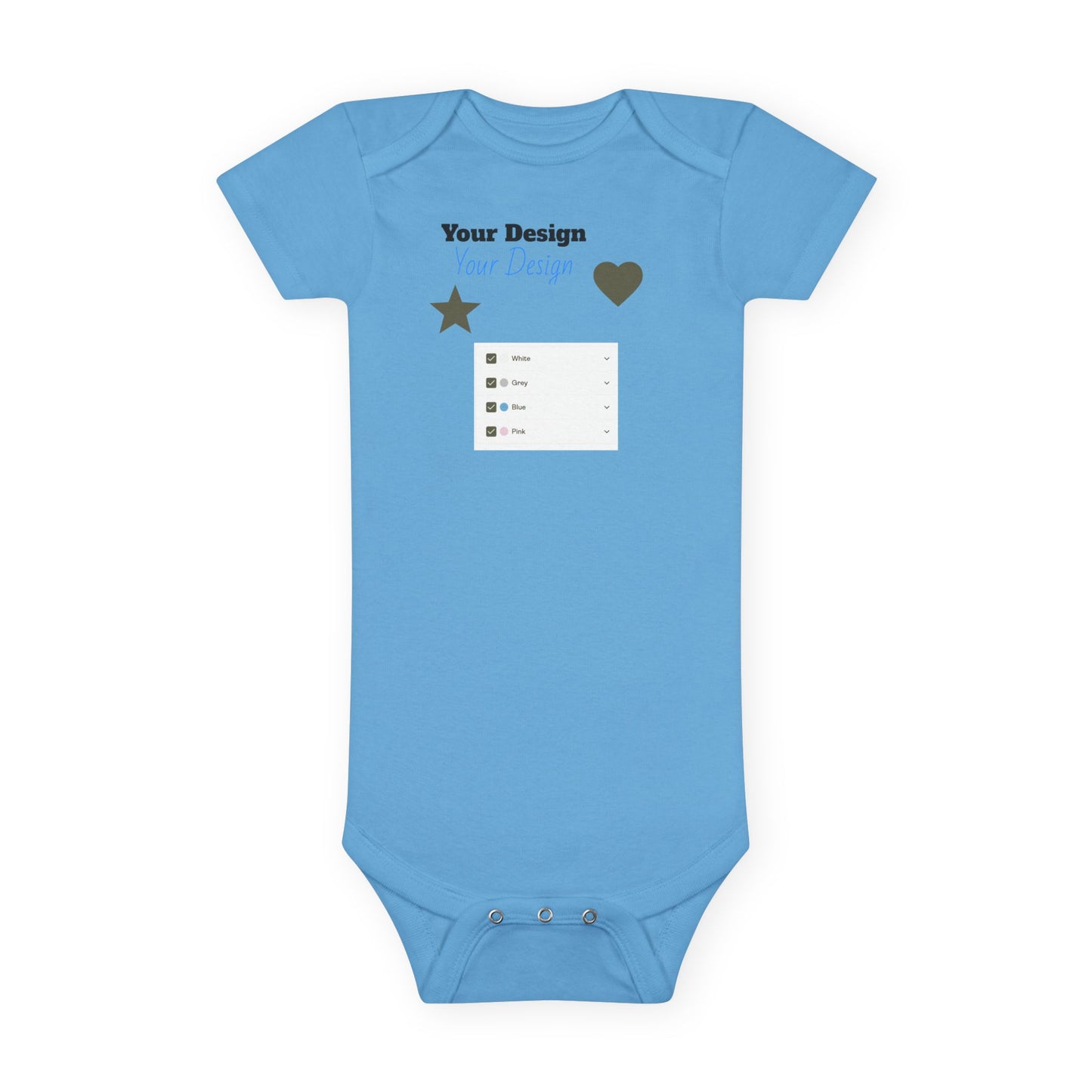 Customizable Baby Onesie, Baby Shower Gift, Newborn Outfit, Cute Baby Clothes, Family Reunion Apparel, 100% Cotton Bodysuit