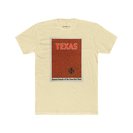 Texas Vintage Unisex Cotton Crew Tee, Texas Shirt, Gift for Texans, Graphic Tee, Casual Wear, Travel Souvenir, Retro Apparel
