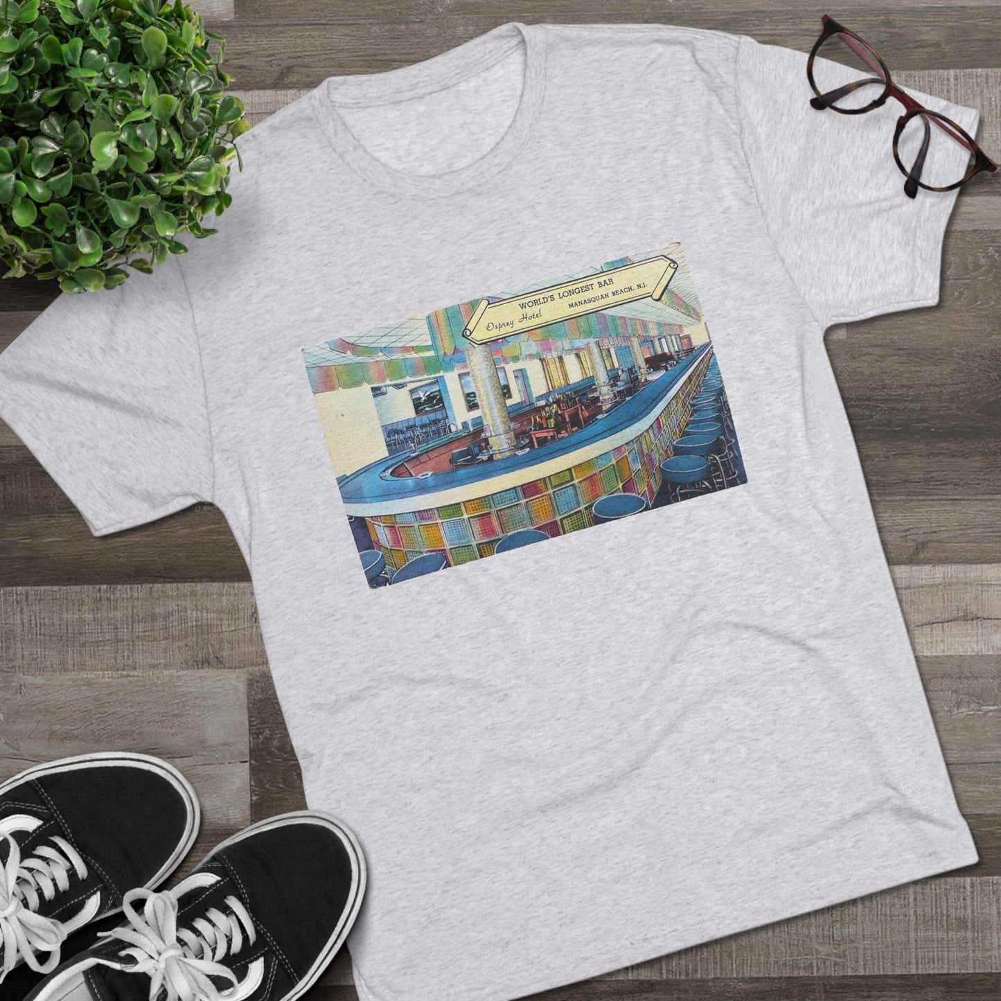 The Osprey, Manasquan, NJ c1950s the world's longest bar