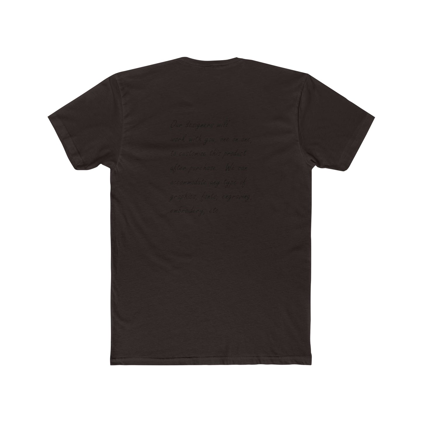 Customizable Unisex Crew Tee - perfect tshirt to highlight your event, business or brand