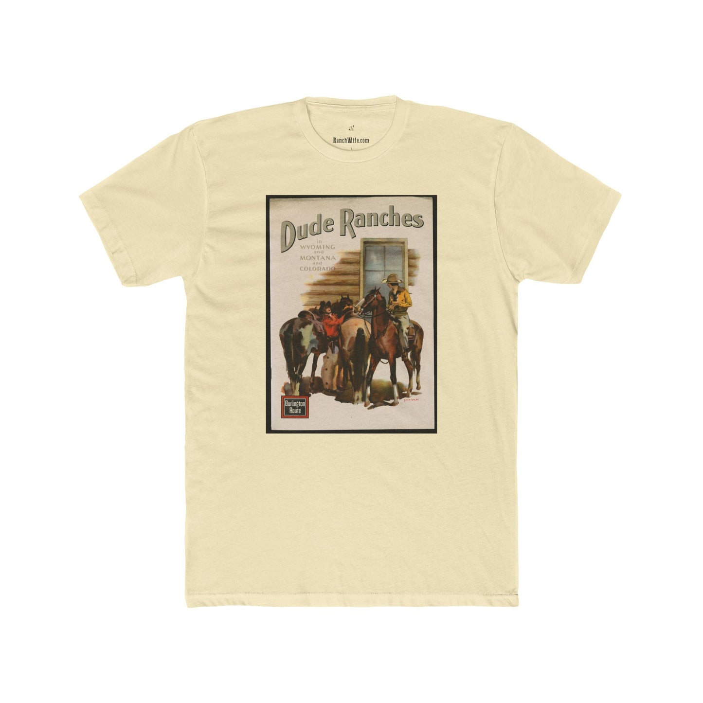 Dude Ranch Vintage Unisex Cotton Crew Tee, Texas Shirt, Gift for Texans, Graphic Tee, Casual Wear, Travel Souvenir, Retro Apparel