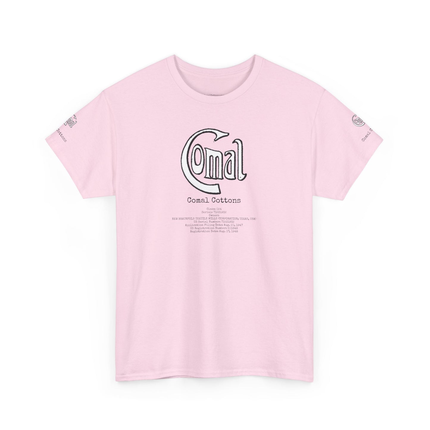 Comal Cottons Unisex Heavy Cotton Tee, ComalCottons.com