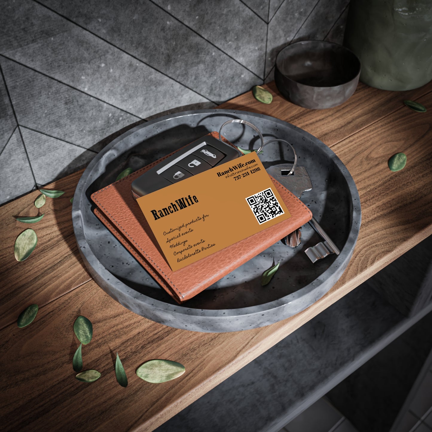 Elegant Business Cards for Ranch Owners, Networking Cards, Customizable Event Tags, Professional Branding, Unique Client Connections