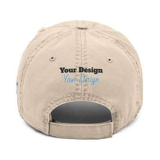 OTTO (r) Distressed Dad Hat - Custom Embroidered Cap, Personalization