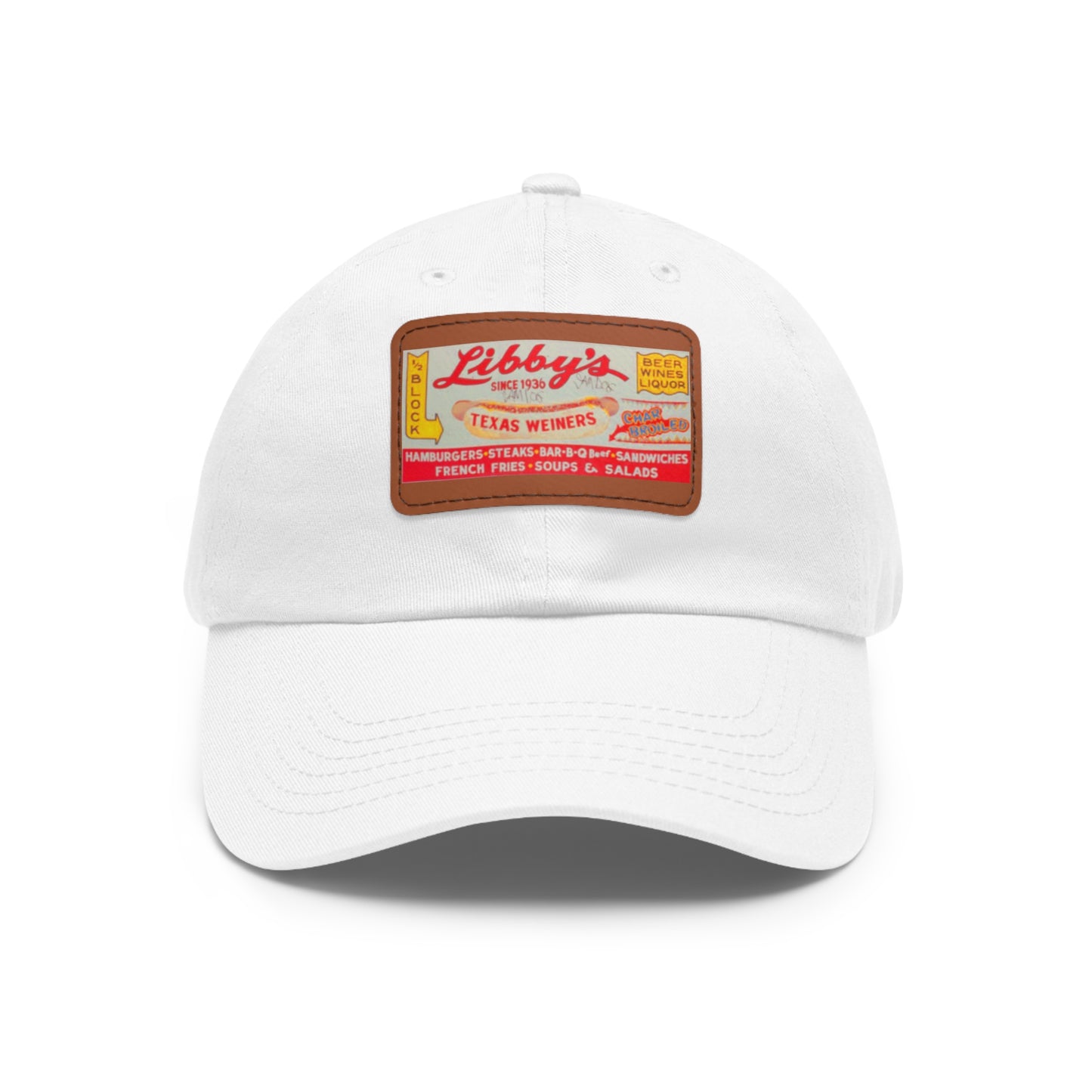 Libby's Lunch - Paterson, NJ Sign On a Hat