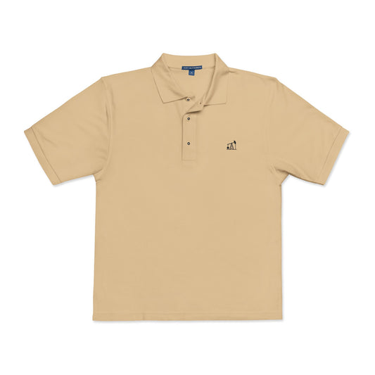 Stylish Unisex Embroidered Pump Jack Polo Shirt - Casual Wear, Everyday Style, Gift for Him/Her, Summer Outfits, Outdoor Events