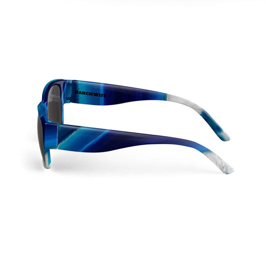 Natural Blue Agate Print Sunglasses