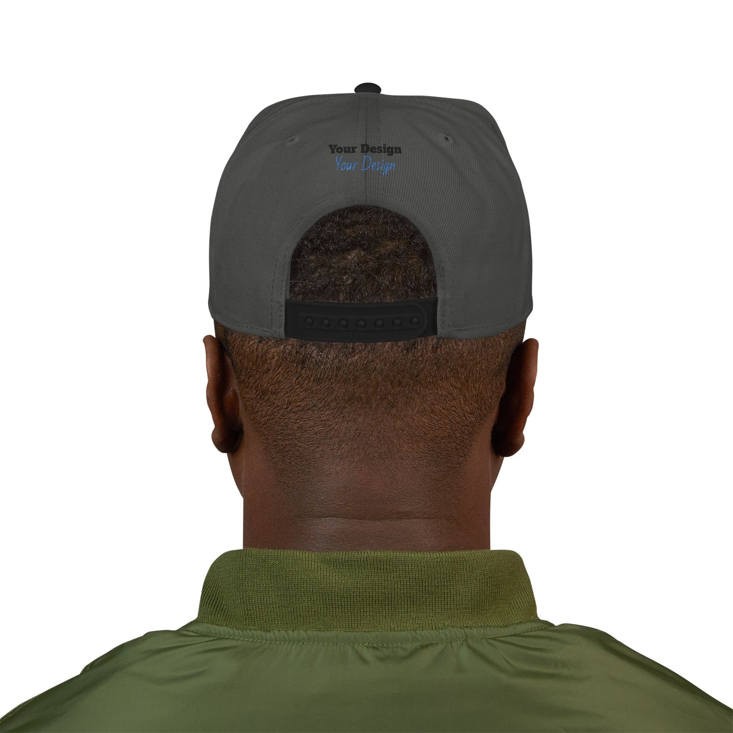 Custom Embroidered Snapback Cap, Trendy Hat, Personalized Gift, Streetwear Accessory, Unique Headwear, Gift for Him/Her OTTO Cap 125-978