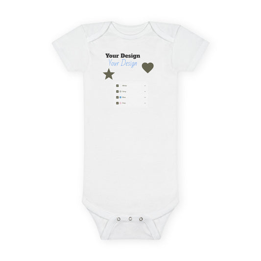 Customizable Baby Onesie, Baby Shower Gift, Newborn Outfit, Cute Baby Clothes, Family Reunion Apparel, 100% Cotton Bodysuit