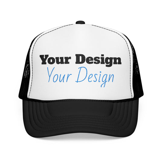 OTTO Cap · 39-165 Custom Embroidered Foam Trucker Hat - Personalized Gift, Summer Accessory, Outdoor Cap, Beachwear, Event Merch