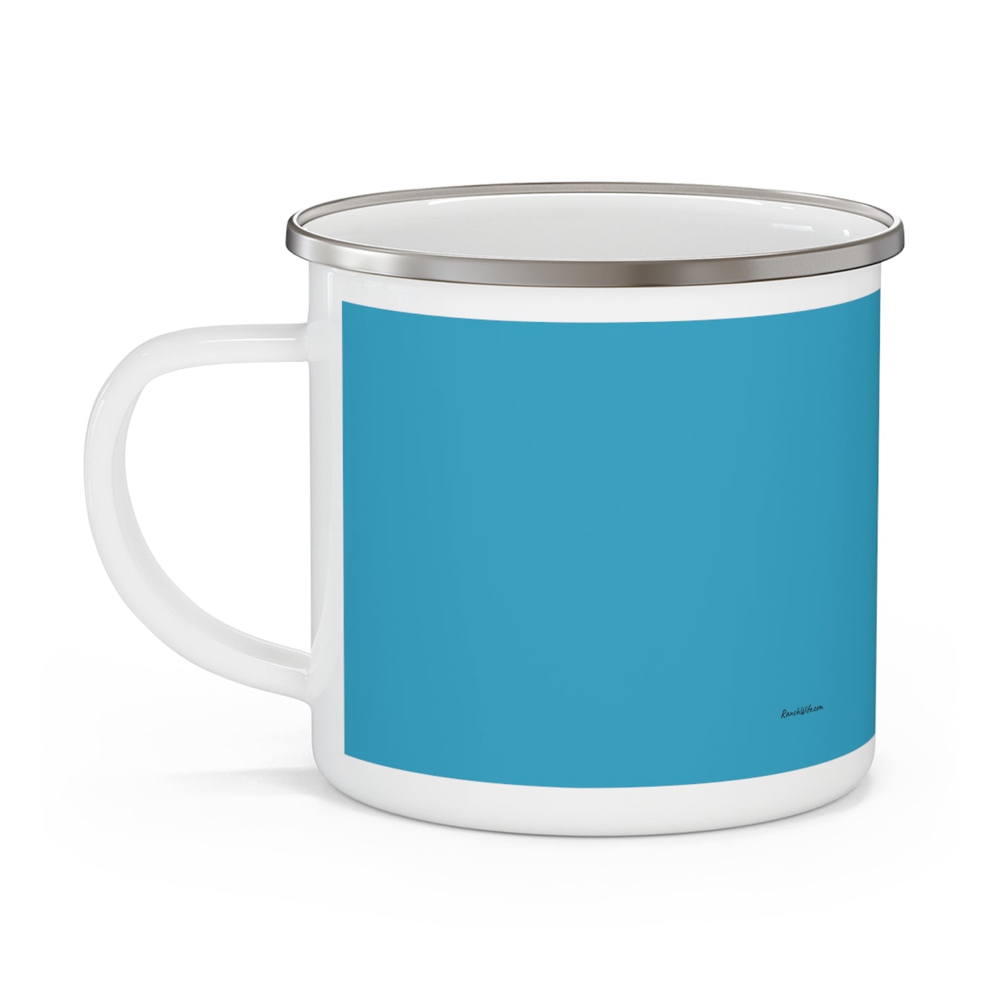 Cozy Enamel Camping Mug, Rustic Coffee Cup, Outdoor Adventure Mug, Camping Gift, Hiking Collectible, Vintage Style Enamelware