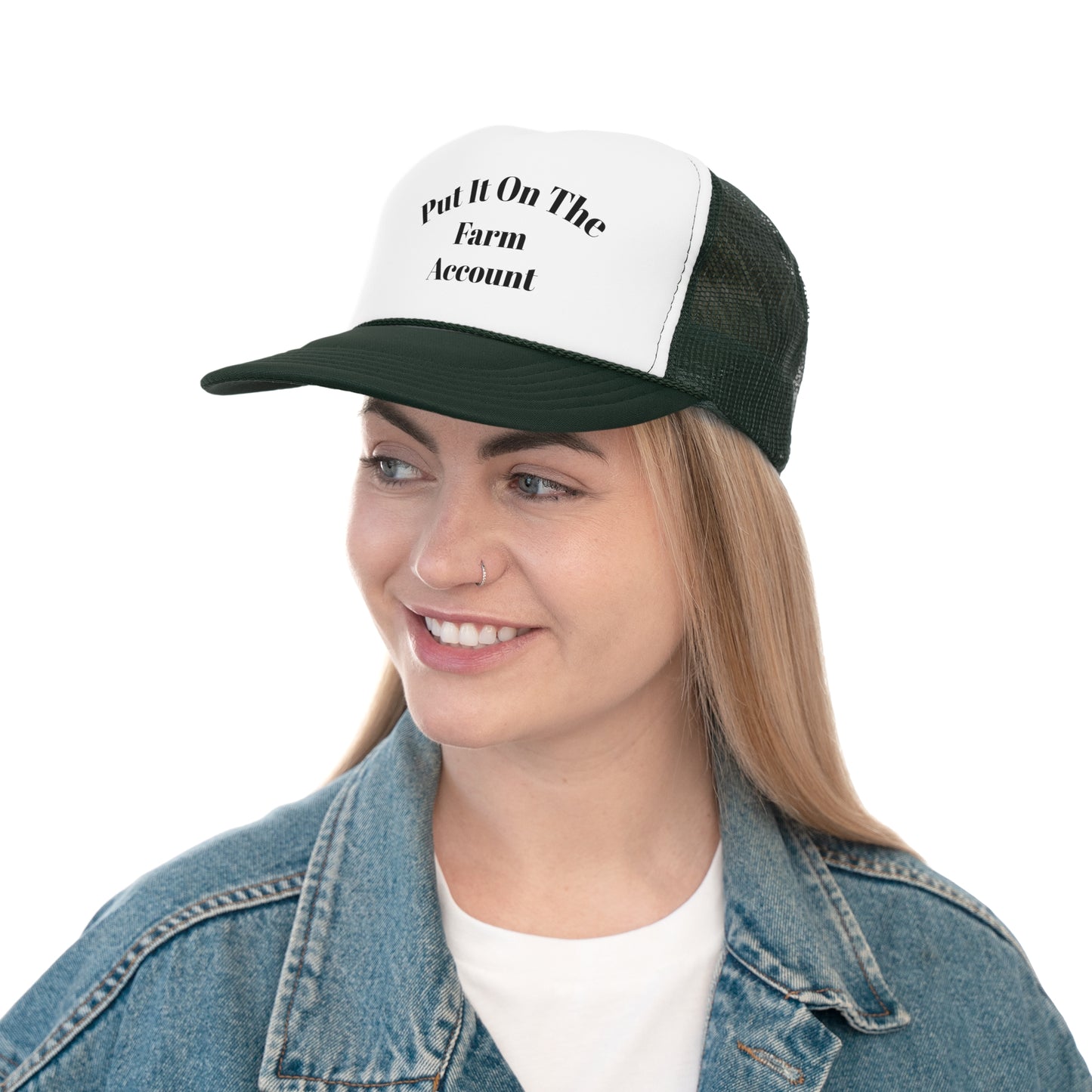 Farm Account Trucker Cap - Fun Farm Hat, Gifts for Farmers, Outdoor Adventures, Country Life, Farm-Themed Apparel