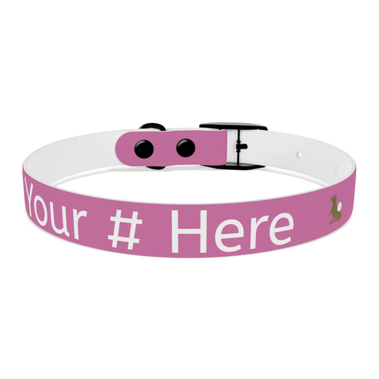 Chic Dog Collar for Stylish Pets, Customizable Pet Accessory, Gift for Dog Lovers, Durable Pink Collar, Fun Pet Fashion