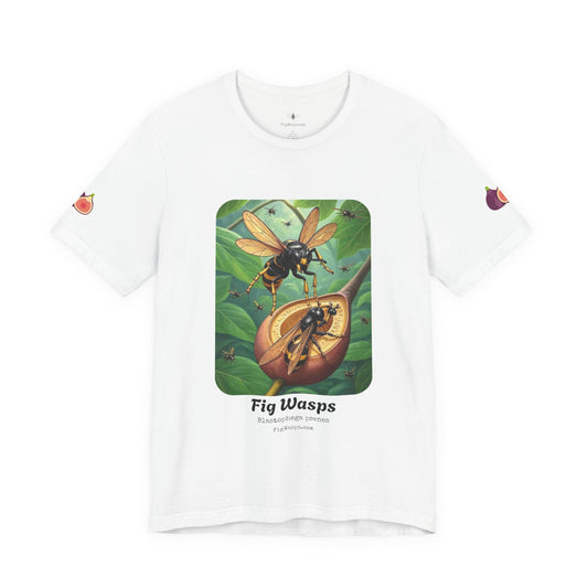 Fig Wasp Unisex Tees, Botanical T-Shirt, Nature Lover Gift, Casual Wear, Eco-Friendly Fashion, Insect Art Shirt