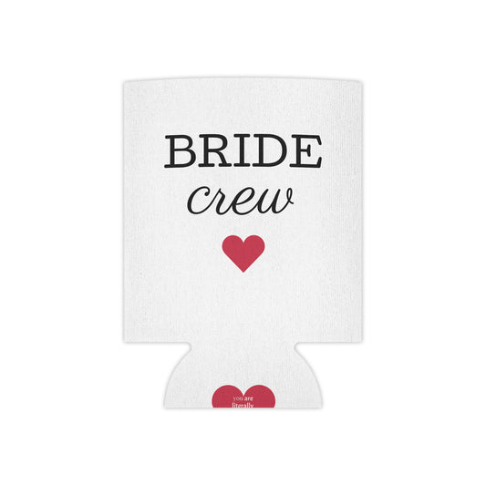 Bride Crew Can Cooler, Wedding Favors, Bridal Party Gifts, Bachelorette Party Accessories, Customizable Drink Holders