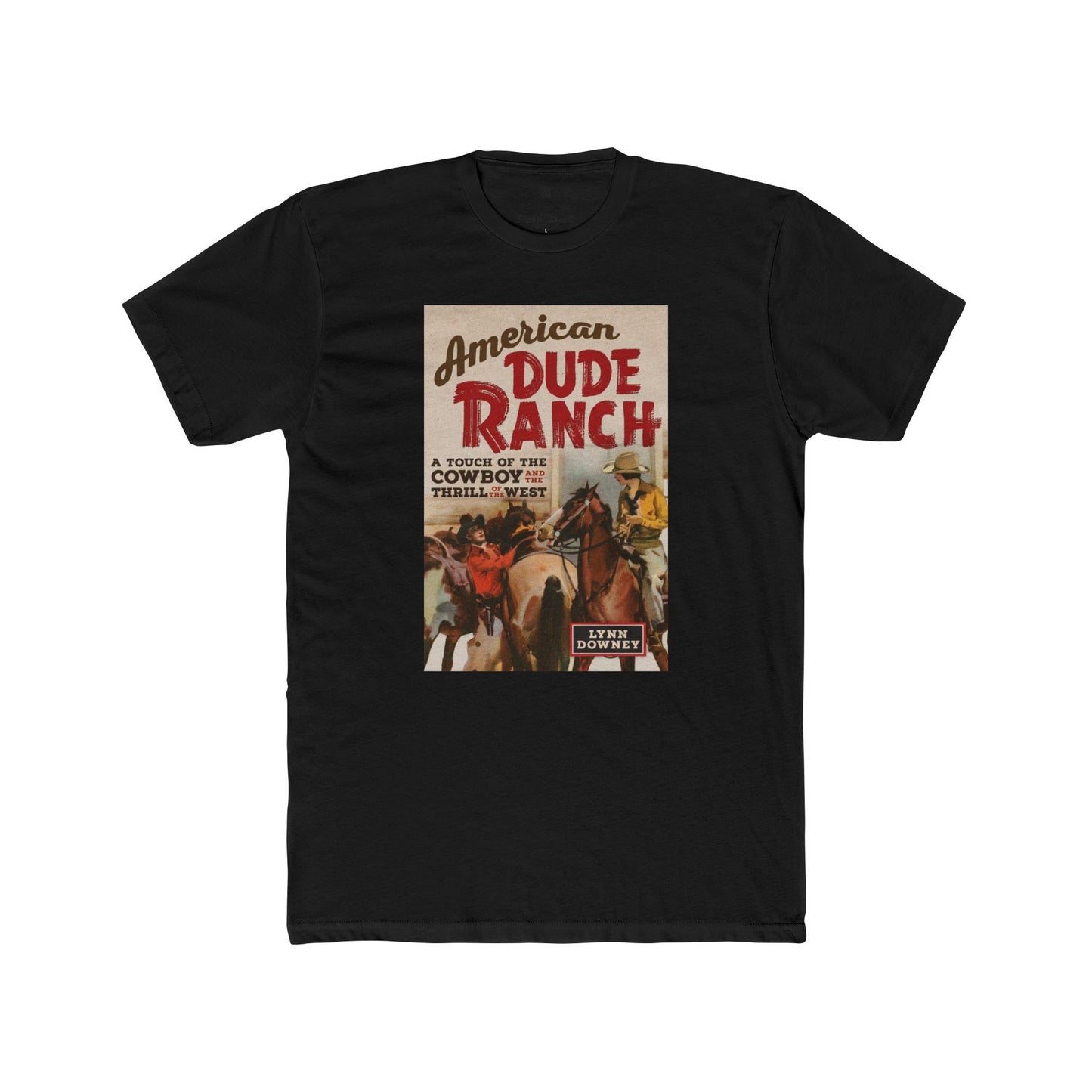 American Dude Ranch Vintage Unisex Cotton Crew Tee, Texas Shirt, Gift for Texans, Graphic Tee, Casual Wear, Travel Souvenir, Retro Apparel