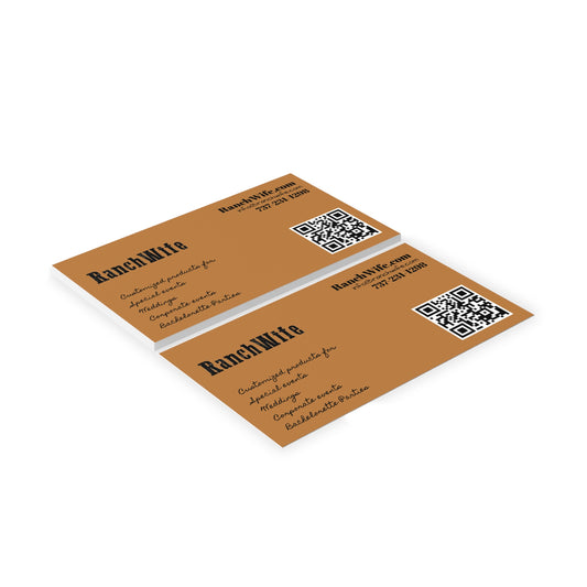 Elegant Business Cards for Ranch Owners, Networking Cards, Customizable Event Tags, Professional Branding, Unique Client Connections